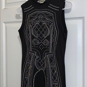 Black Glitter Dress